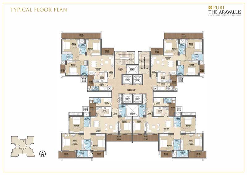 Puri The Aravallis Floor Plans